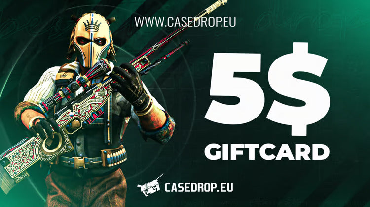 Casedrop.eu Geschenkkarte 5 USD P-Card CD Key