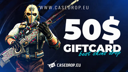 Casedrop.eu Geschenkkarte 50 USD P-Card CD Key