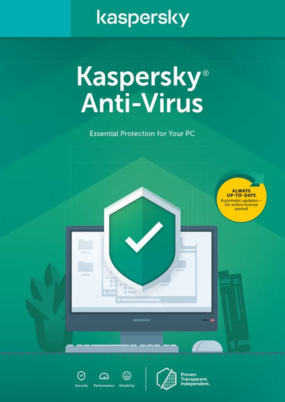 Kaspersky Anti Virus 2024 EU Key (1 Jahr / 5 Geräte)