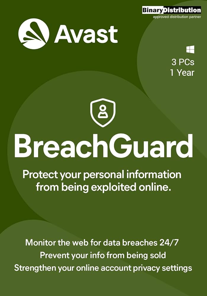 Avast BreachGuard 2024 Key (1 Jahr / 3 Geräte)