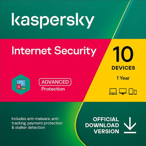 Kaspersky Internet Security 2023 EU Key (1 Jahr / 10 Geräte)