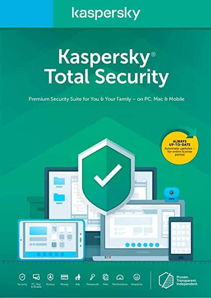 Kaspersky Total Security 2024 EU Key (1 Jahr / 3 Geräte)