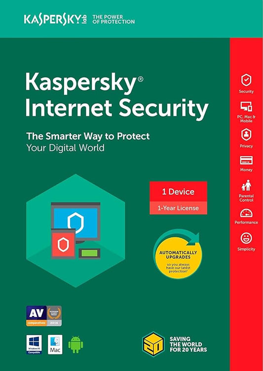 Kaspersky Internet Security 2024 EU Key (2 Jahre / 2 Geräte)