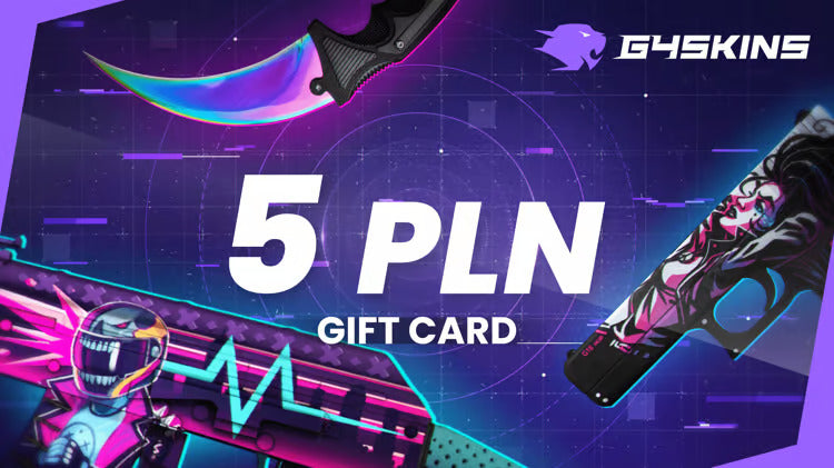 G4Skins.com Geschenkkarte 5 PLN P-Card CD Key