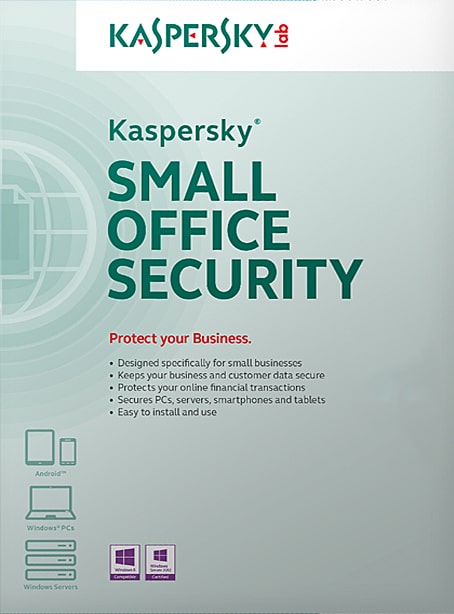 Kaspersky Small Office Security (5 PCs / 1 Server / 5 Mobilgeräte / 1 Jahr)