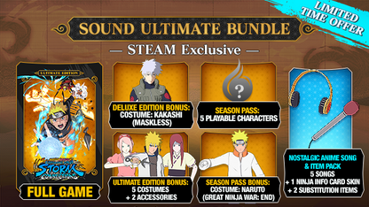 NARUTO X BORUTO Ultimate Ninja STORM CONNECTIONS Sound Ultimate Bundle Steam Account