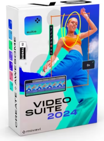 Movavi Video Suite 2024 Schlüssel (Lebenszeit / 1 MAC)