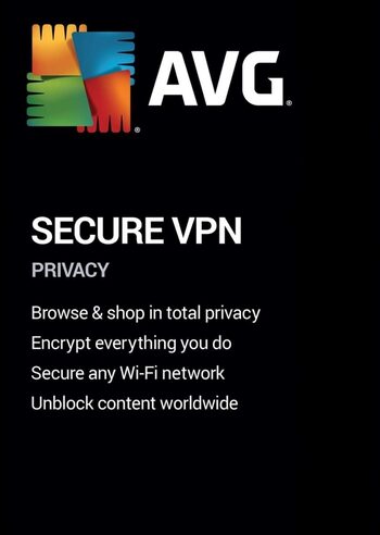 AVG Secure VPN-Schlüssel (1 Jahr / 10 Geräte)