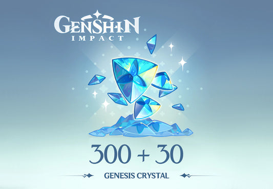 Genshin Impact - 300 + 30 Genesis-Kristalle Reidos-Gutschein