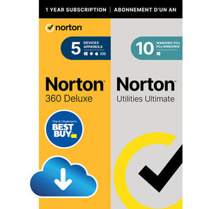 Norton 360 Deluxe + Utilities Ultimate 2024 EU Key (1 Jahr / 5 Geräte) + 50 GB Cloud-Speicher