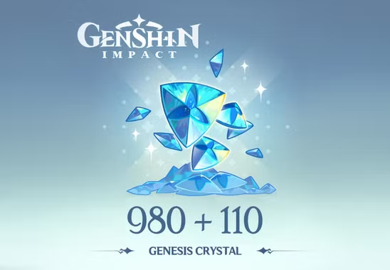 Genshin Impact - 980 + 110 Genesis-Kristalle Reidos-Gutschein