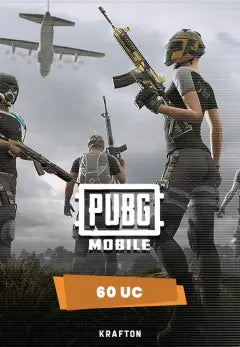 PUBG Mobile 60 Unbekanntes Bargeld Prepaid CD Key