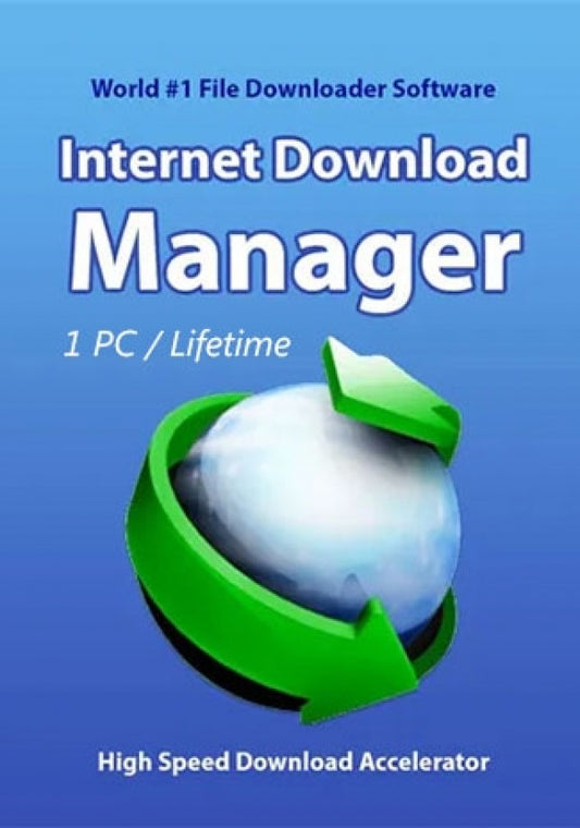 Internet Download Manager Key (Lizenz auf Lebenszeit / 1 PC)