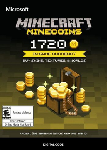 Minecraft Minecoins Pack: 1720 Münzen CD Key