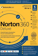 Norton 360 Deluxe 2023 EU Key (1 Jahr / 5 Geräte) + 50 GB Cloud-Speicher