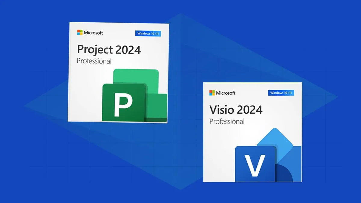 Project Pro 2024 + Visio Pro 2024 Produktschlüssel-Bundle