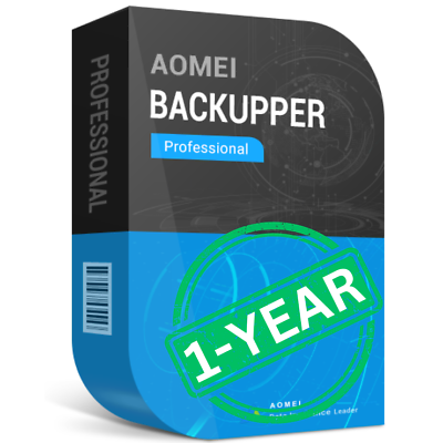 AOMEI Backupper Professional Edition CD Key (1Year / 2 PC)