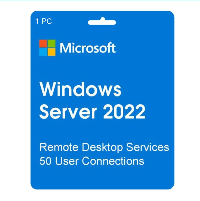 Windows Server 2022 Remotedesktopdienste 50 Benutzer-CAL CD Key