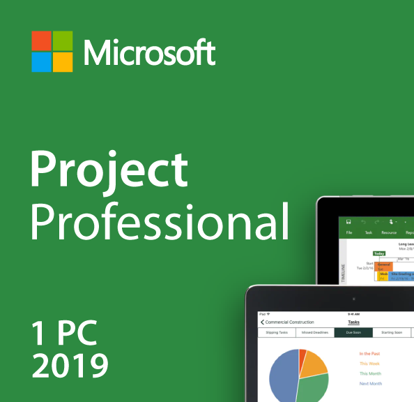 Microsoft Project Pro 2019 Schlüssel Global