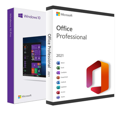 Windows 10/11 Pro + Office 2021 Pro Plus Retail Globaler Schlüssel