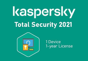 Kaspersky Total Security 2021 1 Jahr 1 Dev Software-Lizenz CD Key