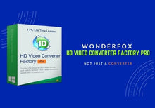 Wonderfox: HD Video Converter Factory Pro Lebenslange EN/FR/JA/ZH/ES Globale Software-Lizenz CD Key