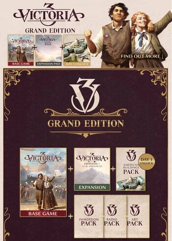 Victoria 3 Grand Edition Global Steam CD Key