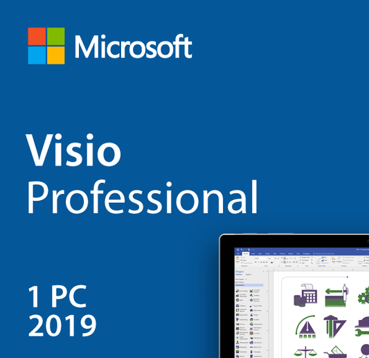 Microsoft Visio Pro 2019 Schlüssel Global